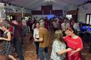 Almost 100 dancers flocked to Wreningham Village Hall for a charity tea dance