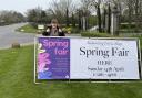 Organiser Debbie Lansdell promoting the Spring Market at Park Farm Hotel in Hethersett