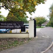 Wymondham High Academy entrance at Folly Road, Wymondham. Picture: Denise Bradley