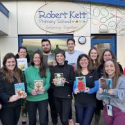 Staff at Robert Kett Primary School are gearing up to run a half marathon to boost literacy in the school