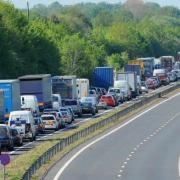 There are some delays on the A11 due to a closure