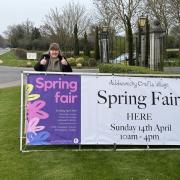 Organiser Debbie Lansdell promoting the Spring Market at Park Farm Hotel in Hethersett