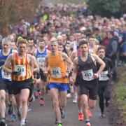 Action from the start of the Wymondham 10K on New Year's Day. Picture: Sonya Duncan