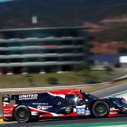 Alex Brundle heading for fourth place in the final round of the European Le Mans Series in the United Autosports ORECA 07 he shares with Ryan Cullen and Will Owen Picture: Jakob Ebrey Photography