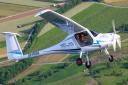 The Pipistrel Velis appeared at the Old Buckenham Airshow