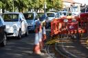 There were roadworks in the centre of Attleborough for almost three years