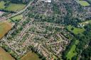 An aerial view of fast-growing Cringleford, just outside Norwich.