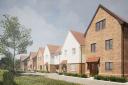 CGI of the new residential development in Attleborough, which has seen plans for the first phase of the project be given the go-ahead.