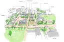A sketch of Homes England's vision for the expansion of Attleborough