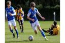 Hethersett Academy student Gabriel Overton in action for Peterborough United's academy.