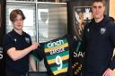 Jake Garside, pictured left, has signed for Northampton Saints where he joins full-back Tommy Freeman, right, another former Wymondham RFC player