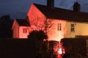 Mark Bailey's house in Attleborough will light up red to mark Armistice Day. Picture: Mark Bailey