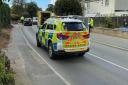 Silfield Road has been closed following a crash involving a bicycle and a car in Wymondham