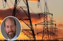 Norfolk county councillor Bill Borrett (inset) says more substations are needed to get power to parts of the county which currently miss out