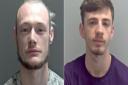 Kyle Tipper (left) and Artenis Shehu (right) were both jailed this week