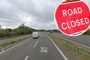 The A11 southbound at Attleborough will be closed overnight from Monday