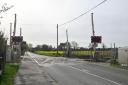 A 4x4 was seen ploughing through a level crossing near Wymondham