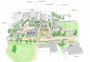 A sketch of Homes England's vision for the expansion of Attleborough