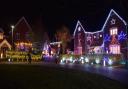 The residents of Wood Avens Way in Wymondham have dazzled once again with their annual Christmas lights display, this year raising money for Priscilla Bacon Hospice