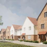 CGI of the new residential development in Attleborough, which has seen plans for the first phase of the project be given the go-ahead.