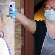 Care homes screen visitors for coronavirus to protect residents.