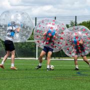 Bubble football at Kett\'s Park