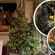 Interior designer Sophia Rudd has transformed her converted barn near Attleborough for Christmas