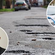 A new report suggest heavier cars, wet weather and a lack of money is contributing to the state of roads. Inset: Graham Plant, Norfolk County Council cabinet member for highways, infrastructure and transport