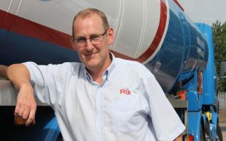 Rory Beath, of Snetterton firm Rix Petroelum, says order numbers for domestic heating oil are 