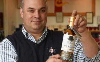 St George's Distillery, home of The English Whisky Company. Andrew Nelstrop with their new whisky, The Norfolk.
Picture: ANTONY KELLY