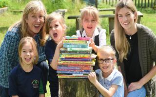 County Broadband has donated books worth hundreds of pounds to Mulbarton Prmary School